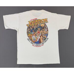 Vintage 90s Big Johnson Lick It Suck It Squeeze It Swallow Tequila Promo Art Tee